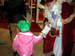 handen schudden met sint